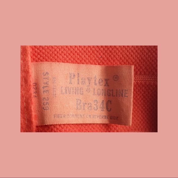 VTG 50s ROCKABILLY RED LACEY LONGLINE PINUP BRA - Picture 4 of 7